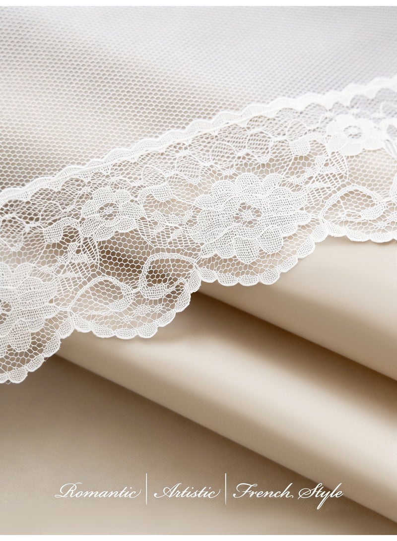 Namalu 100% Blackout Curtain, Double Layer with Voile, Self-adhesive and Portable, Easy to install, Sun Protection, Heat Insulation, Privacy Protection, Short Length, Suitable for Various Room Types, Bedroom Curtains, Bedroom Decoration, Modern Curtains - Image 4